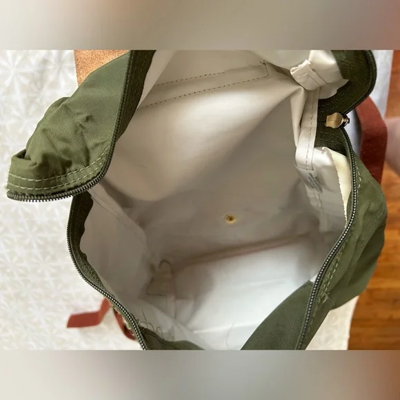 Longchamp Olive and Brown Backpack - Picture 5 of 11